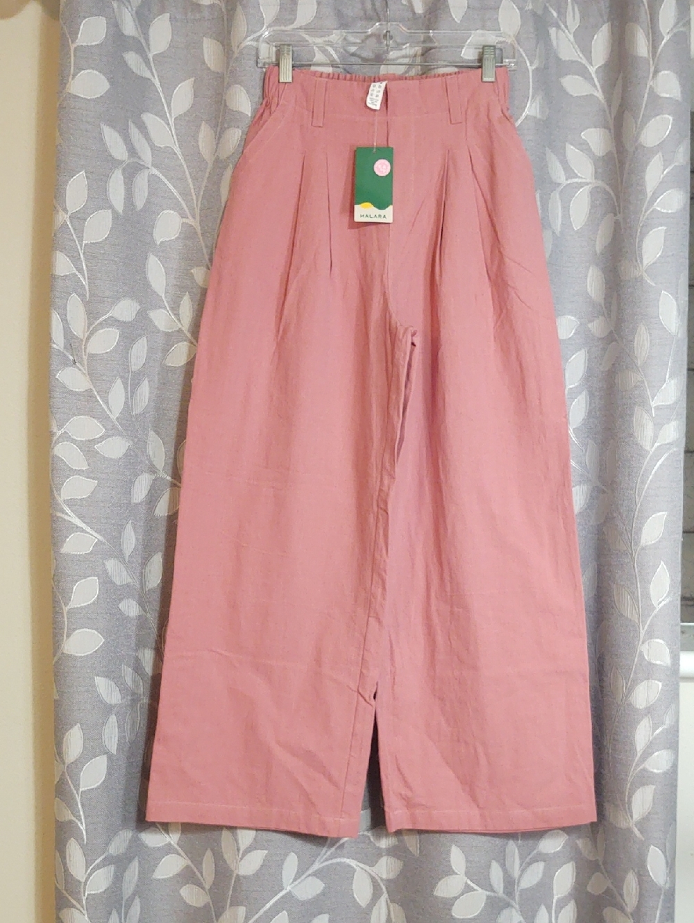 Halara Women's Pink Wide-Leg Skirt